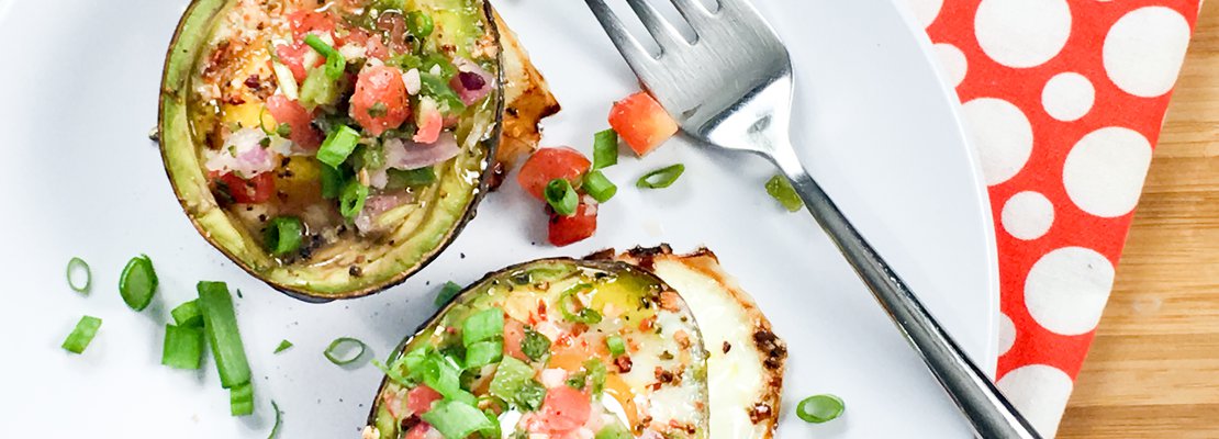 mexican baked avocado eggs