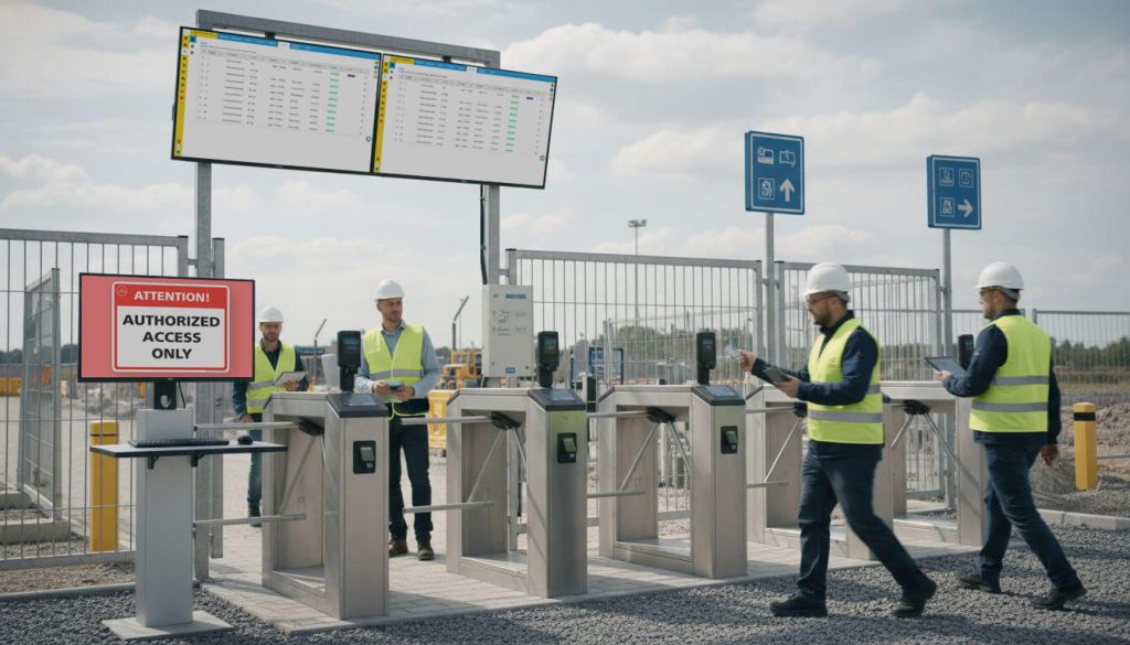 gestione accessi in cantiere con software sicurezza sul lavoro