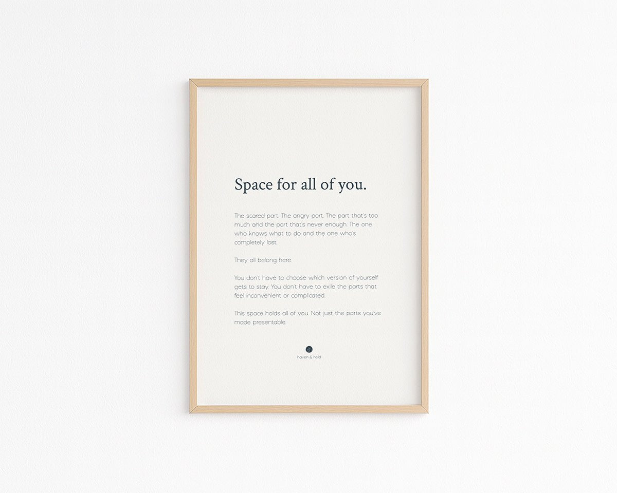 Space for All of You • Premium Art Print • Ready to Frame - Haven & Hold
