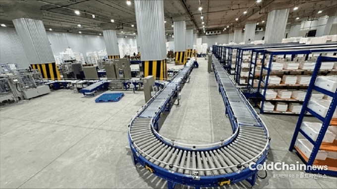 니어솔루션이 자동화 구축한 물류센터 현장 사진