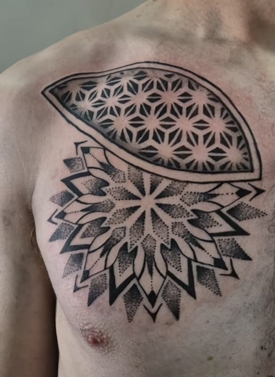 Arm tattoo of a pirate.