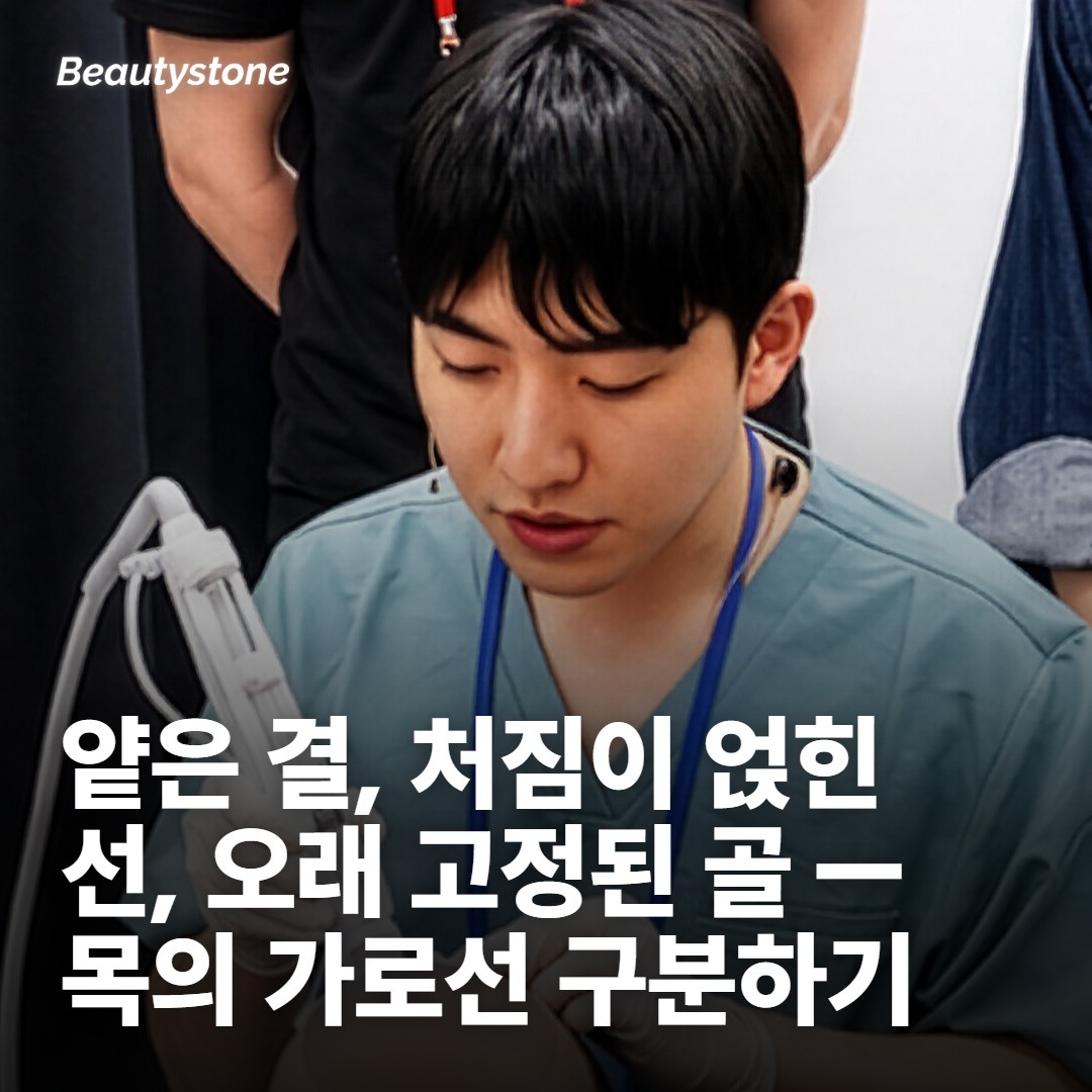목에 생긴 가로선은 한 종류가 아닙니다