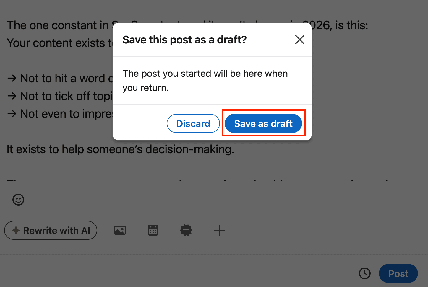 How to Find Draft Posts on LinkedIn Effectively