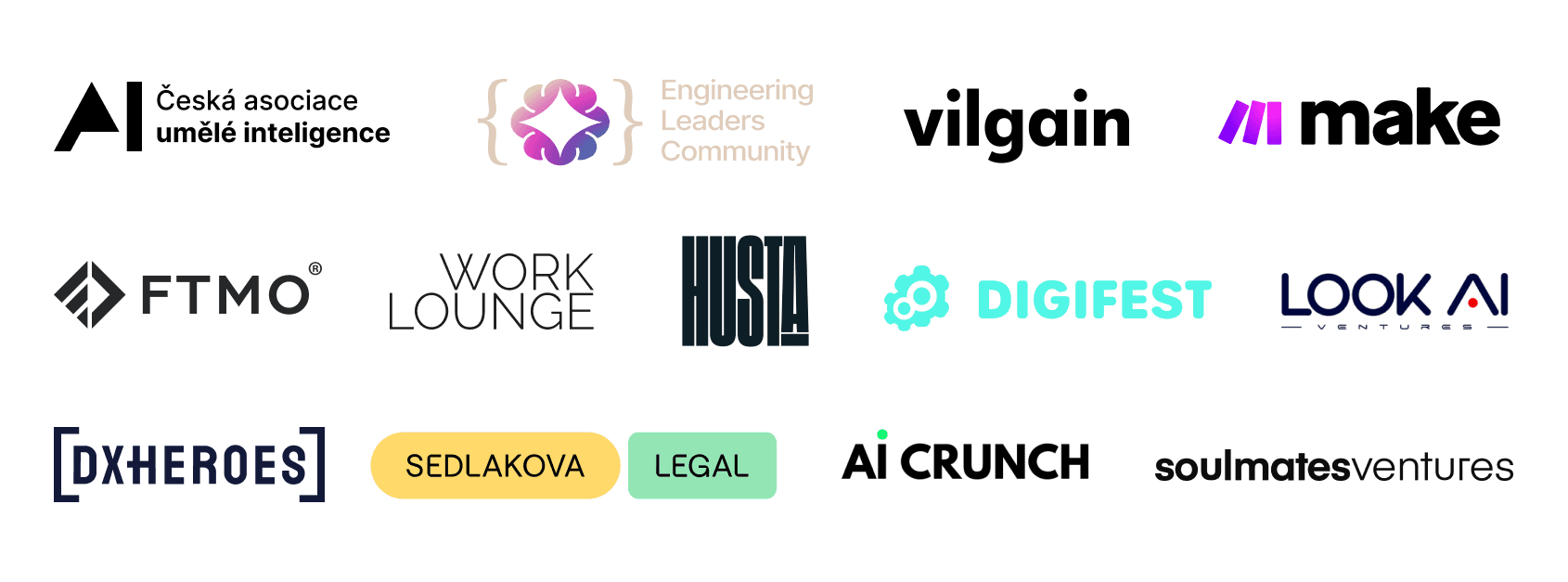 A list of event partners