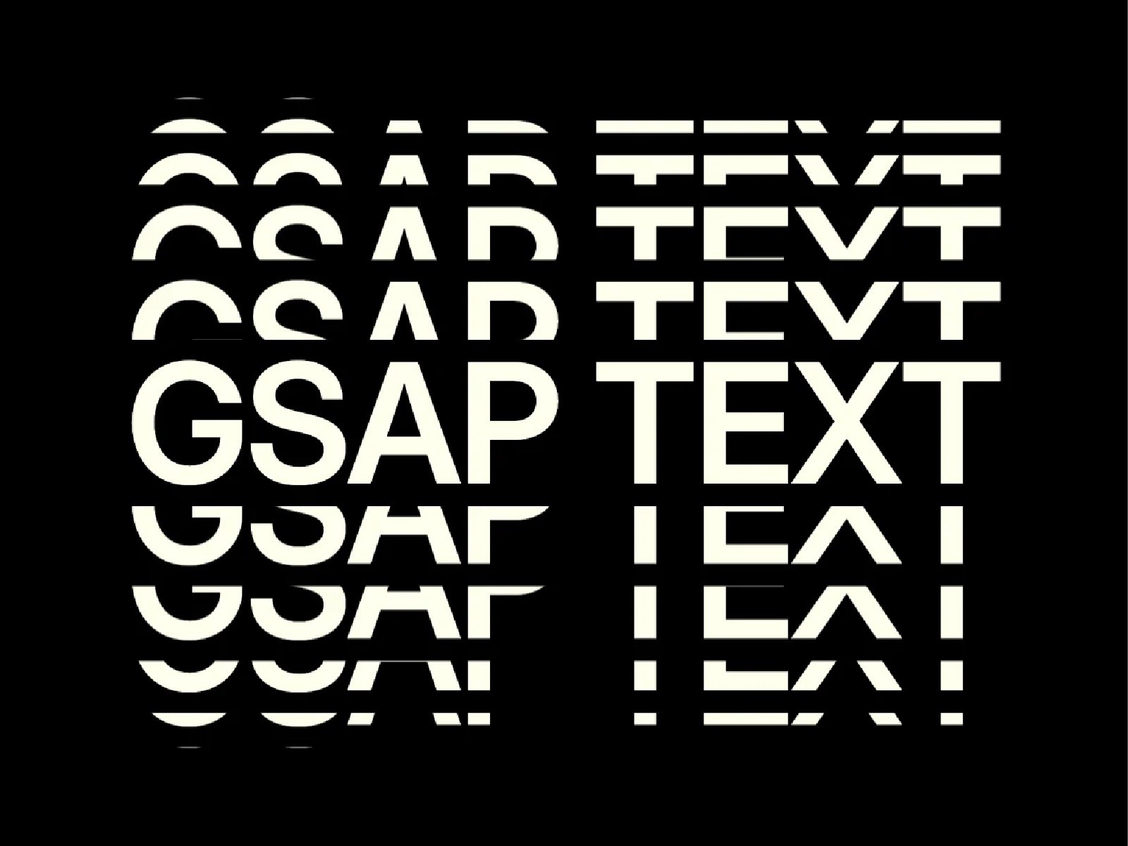 GSAP Kinetic Text - Framer Component