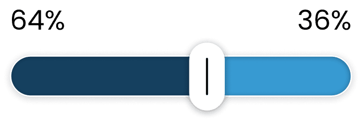 weighted 2-tone color selection