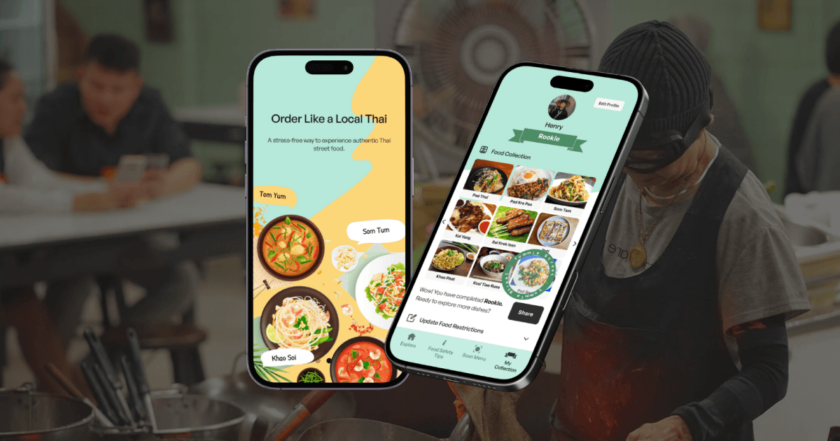 Thailand food guide app for exploring affordable Thai cuisine with budget tips for Gen Z backpackers.