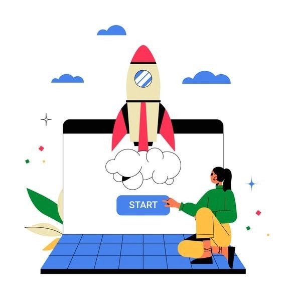 The journey of building and launching a technology startup.