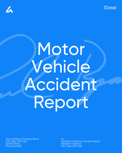 Motor Vehicle Accident Report
