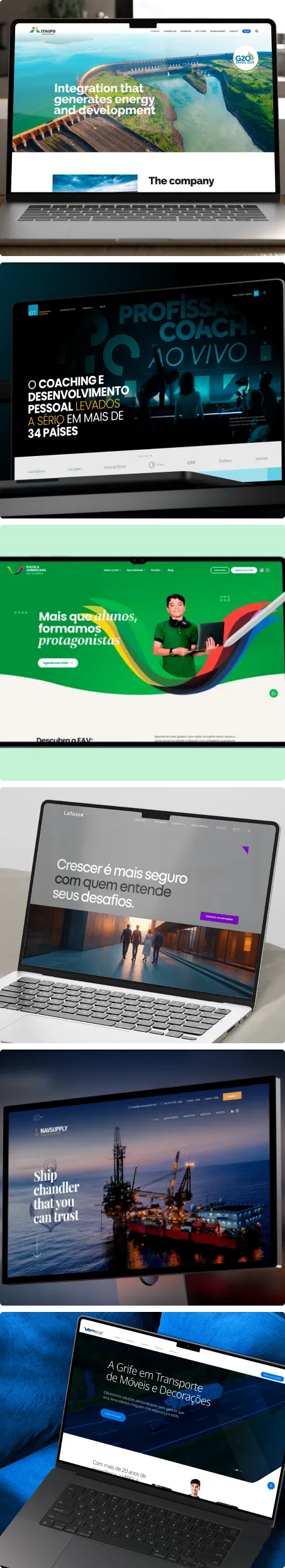 Projeto de website desenvolvido pela Via