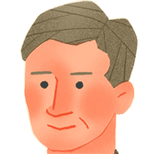 IT企業の社長の佐藤社長のイラスト。