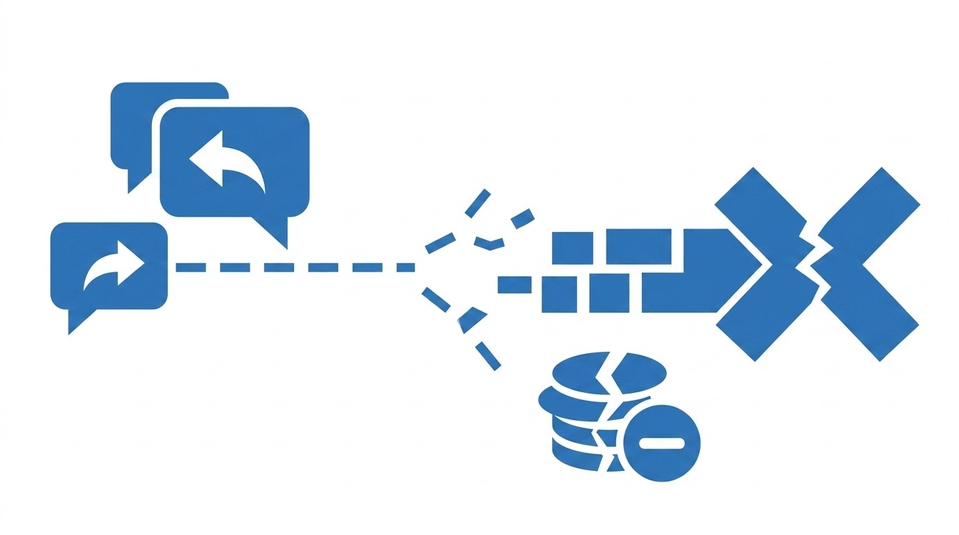 Why More Customer Conversations Still Leave Bad Debt Behind concept illustration - RadMedia