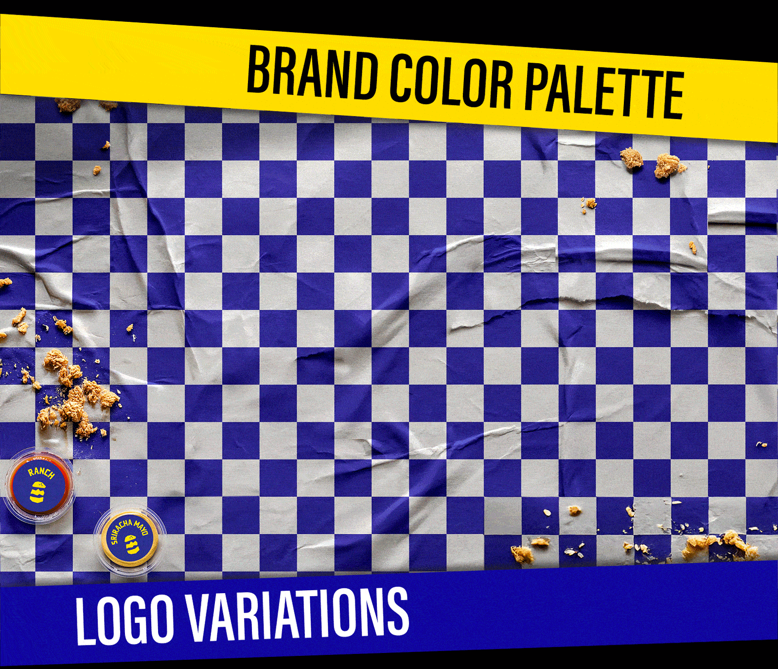 Brand color pallete showcase