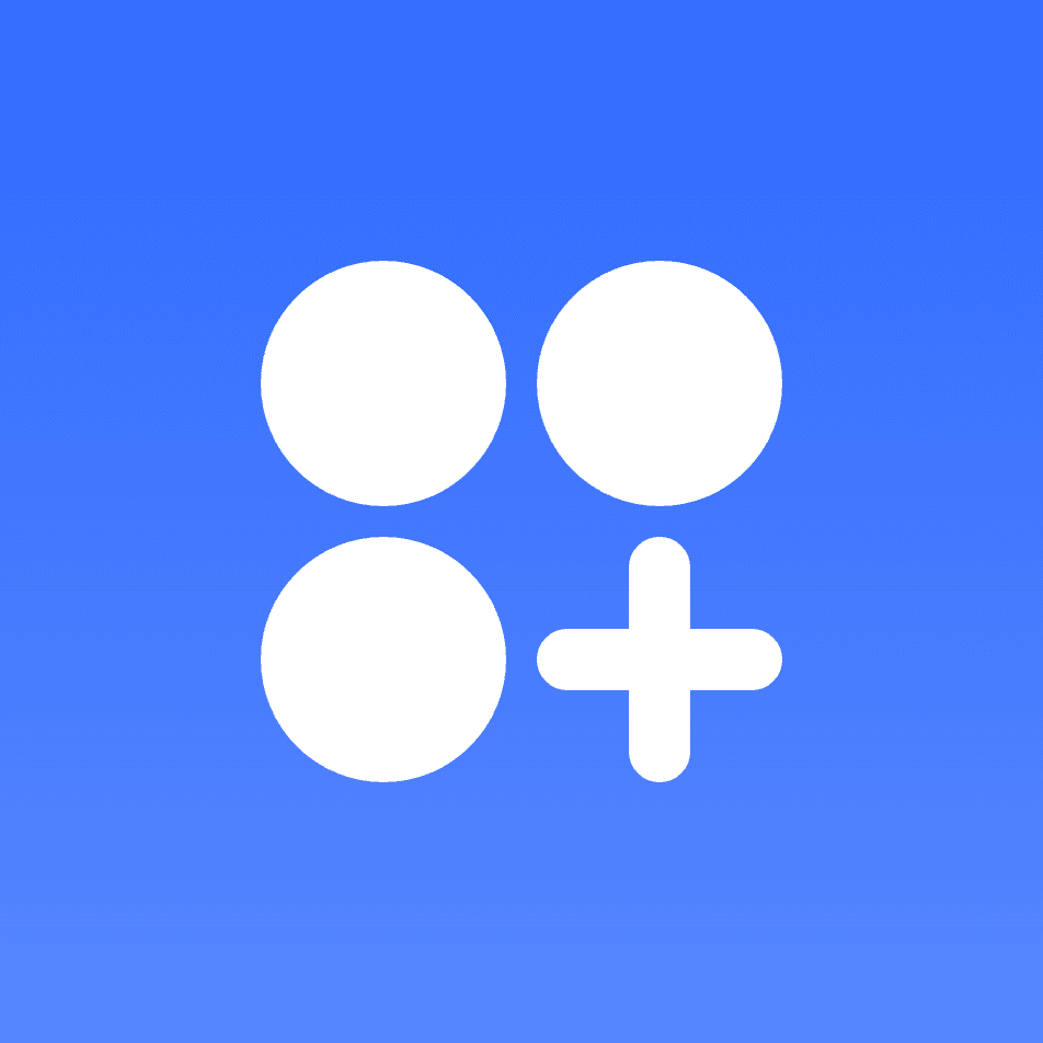 The LaunchApp app icon, a rounded square with a soft blue and violet gradient.