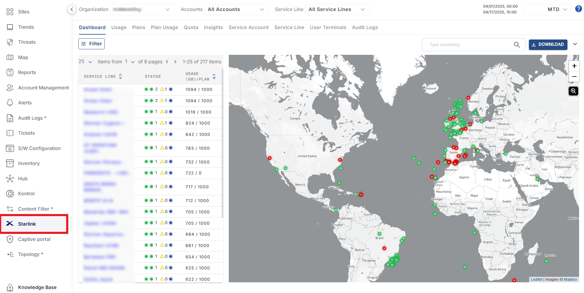 Business dashboard showing revenue, deals, customer list, growth chart, and new activity. 