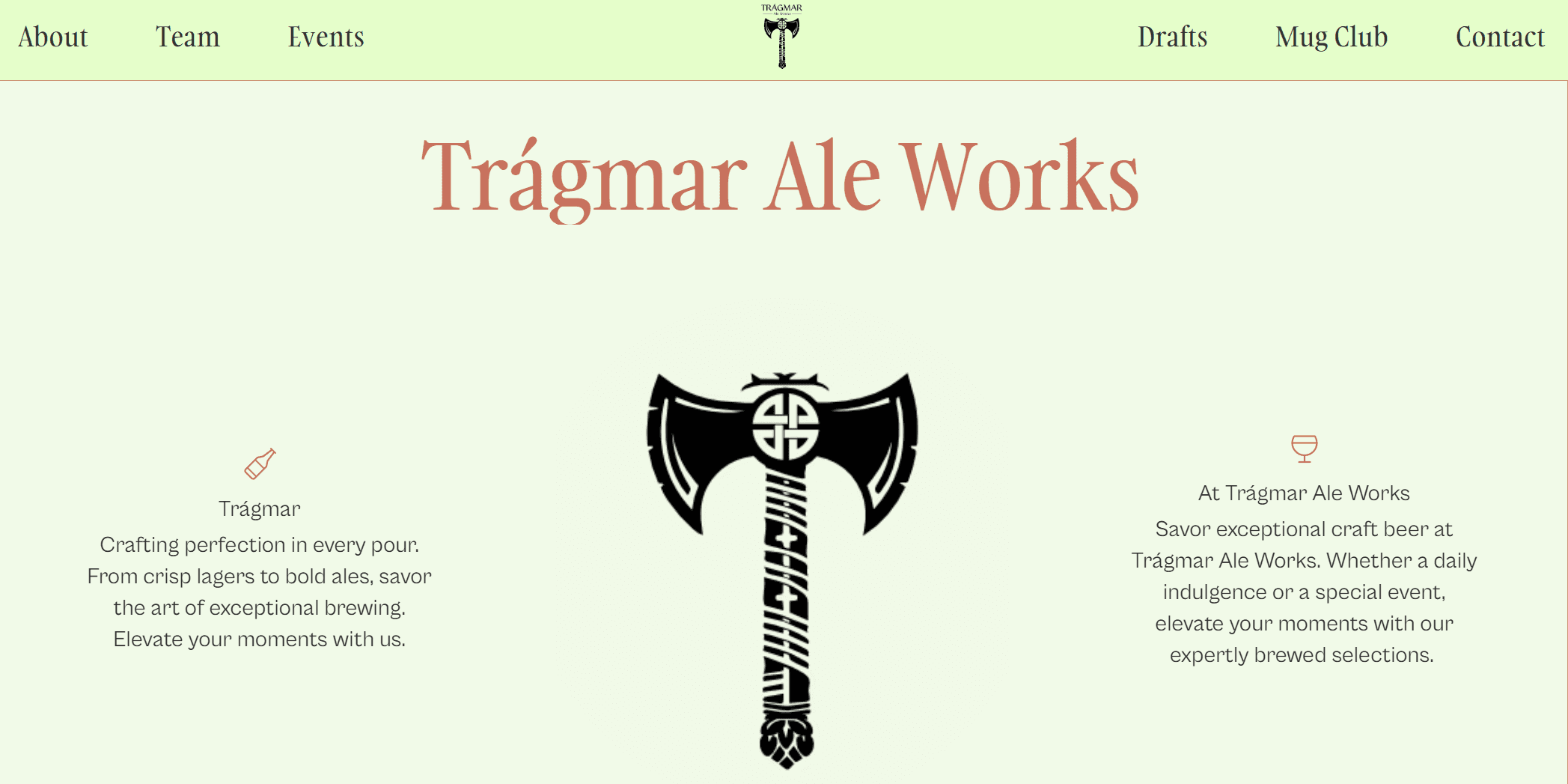 Draft Master Ale Trágmar Ale Works Draft List