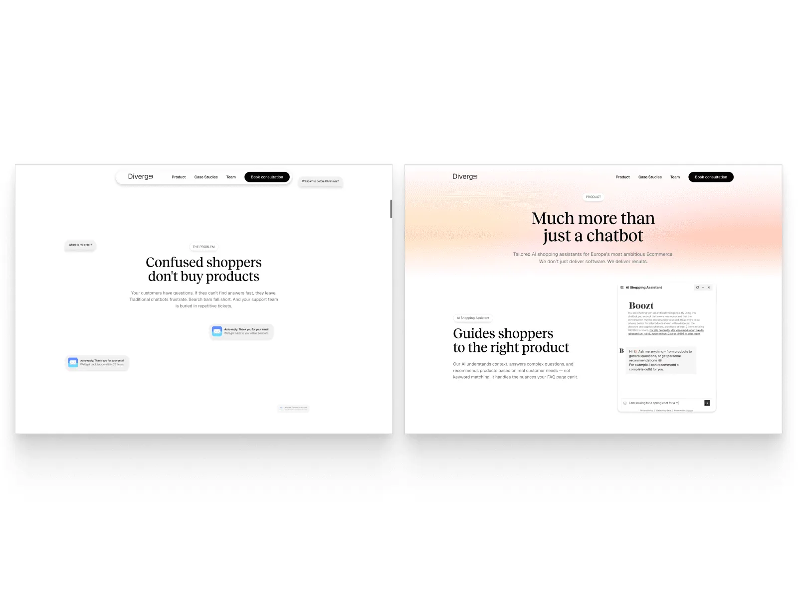 Diverge — brand system detail