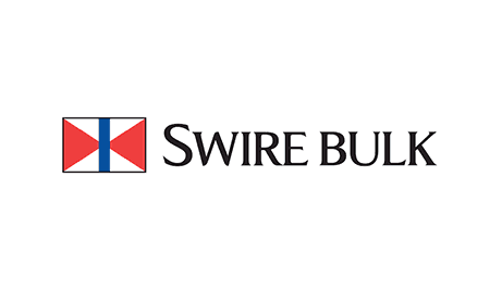 Logo of Swire Bulk featuring a red and blue design with the text "Swire Bulk" in a modern font.