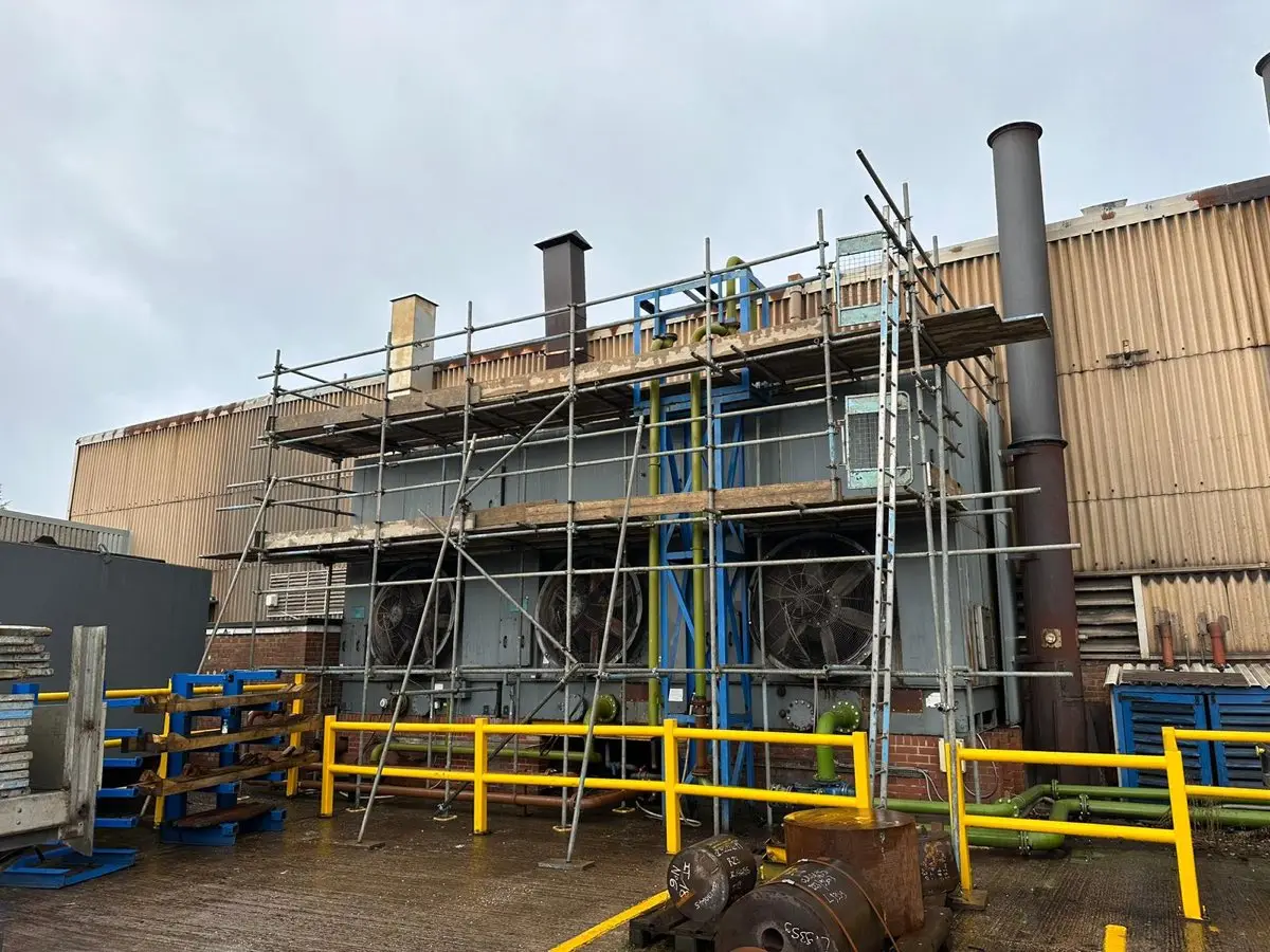 Industrial scaffolding project