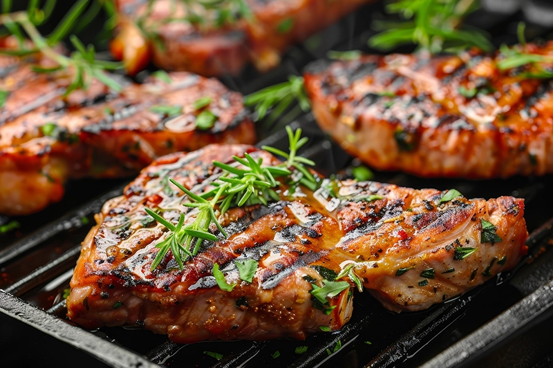 Grillowane mięso z Musztardą Sarepską Konik