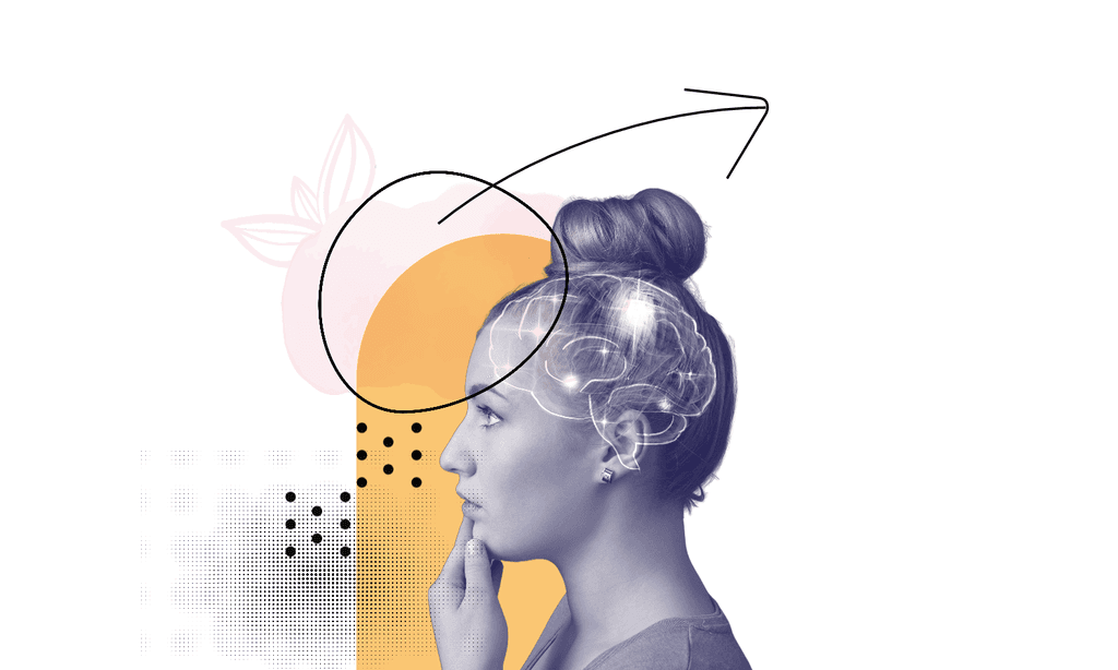 Collage image visualising the mind