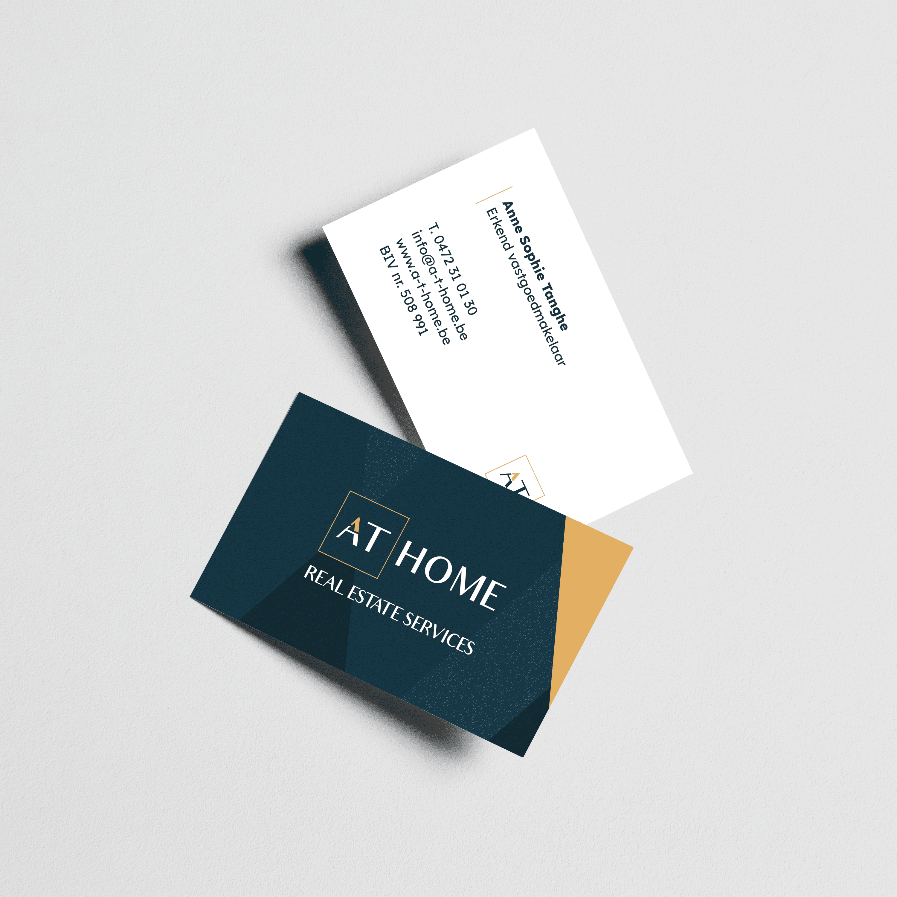 AT HOME - Visitekaartjes