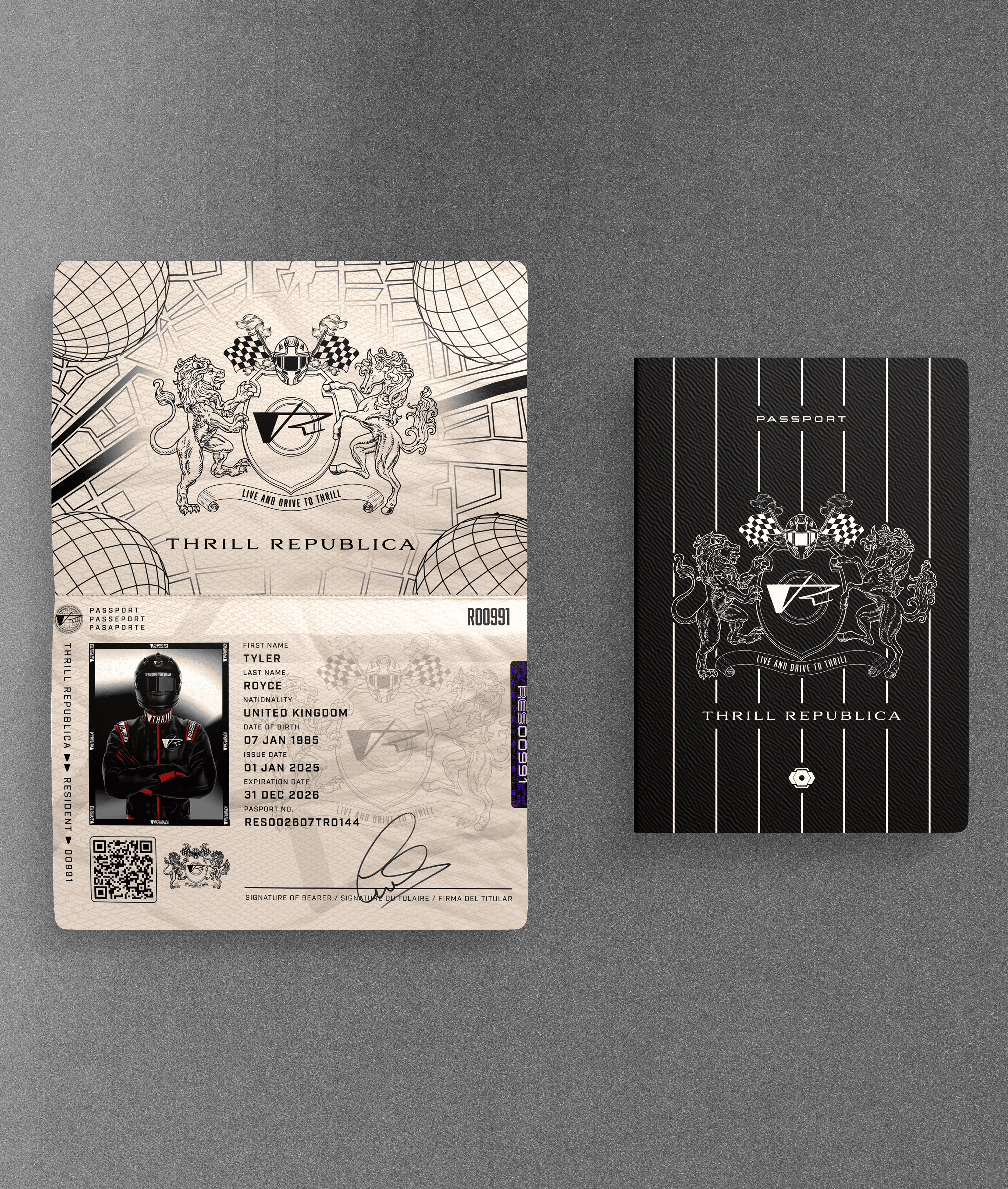 THRILL Republica Passport