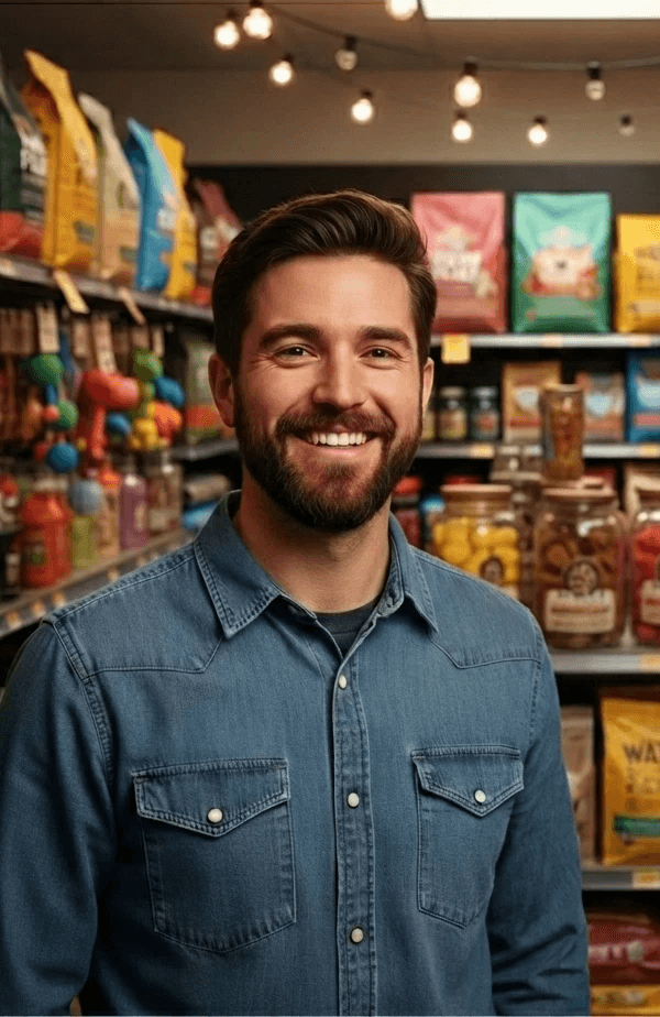 man using smartphone on chair