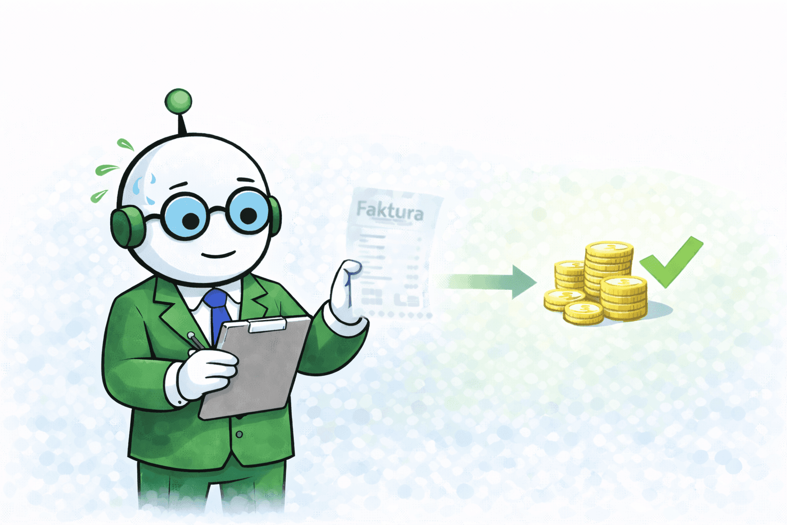 Robot rozlicza nocleg 