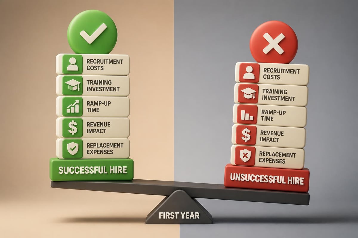 Cost analysis of sales hiring decisions