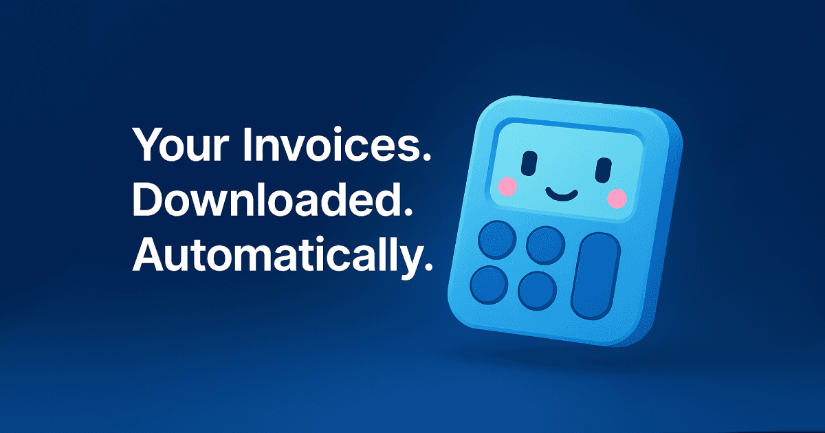 Booksmate - Automated invoice downloads