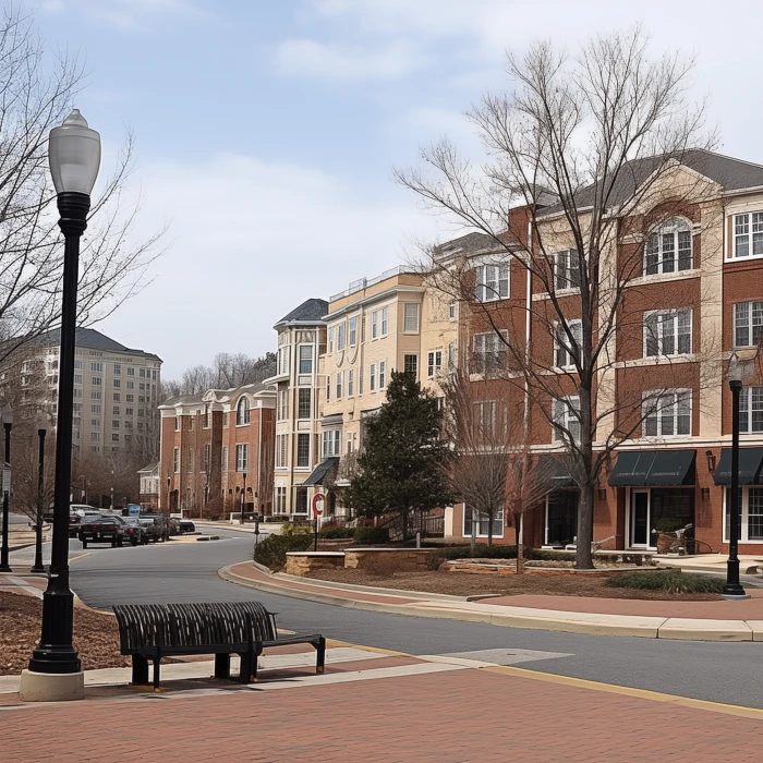 Buildings in Fairfax County, Virginia.