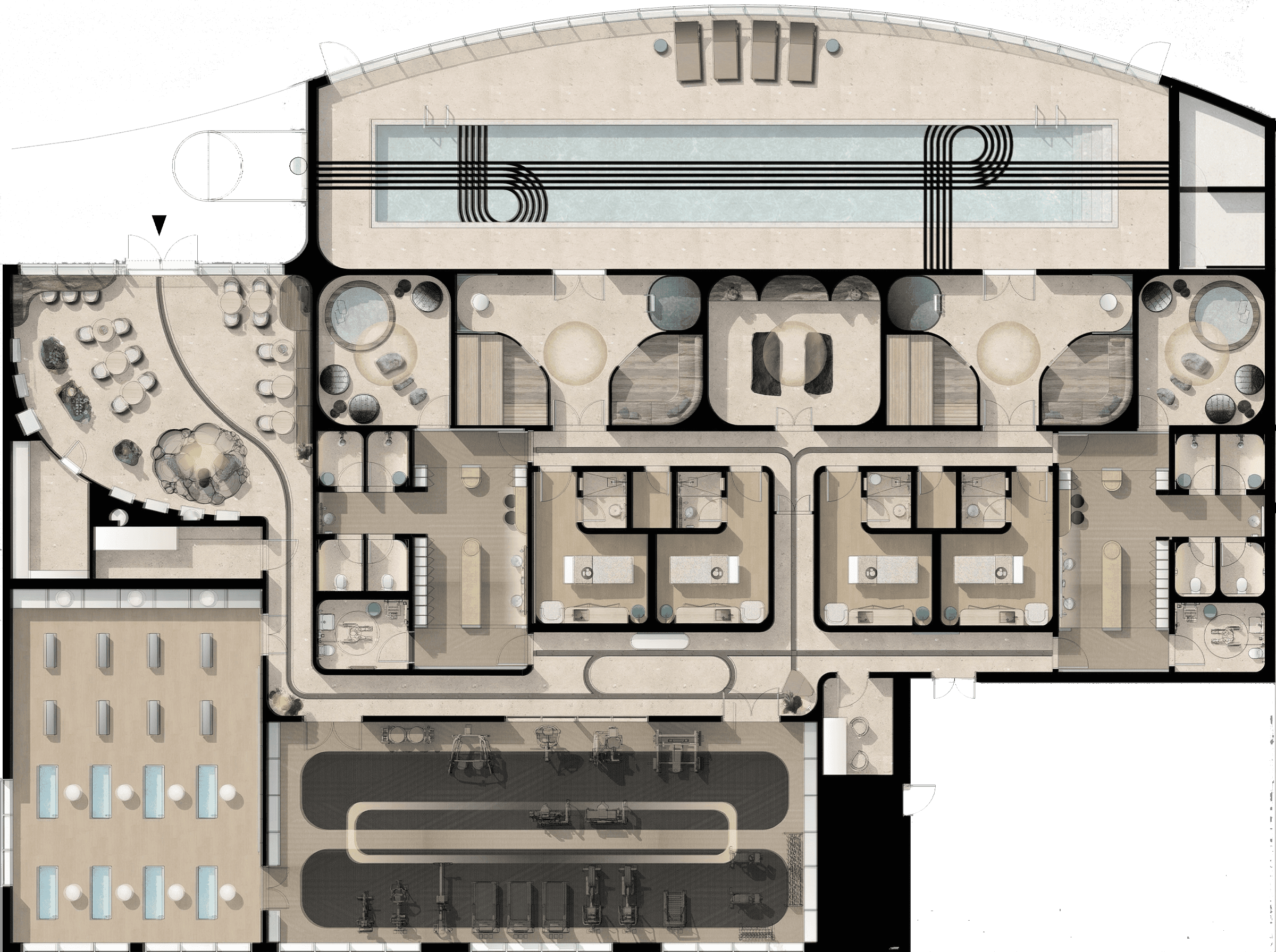 General plan of the development