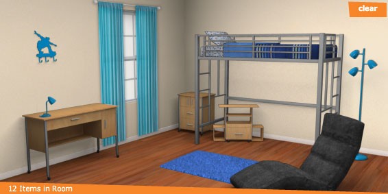 Walmart Your Zone Furnished Room