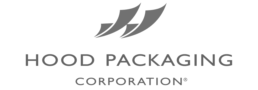 Hood Packaging Corporation Logo. Verpackungslösungen für Unternehmen.