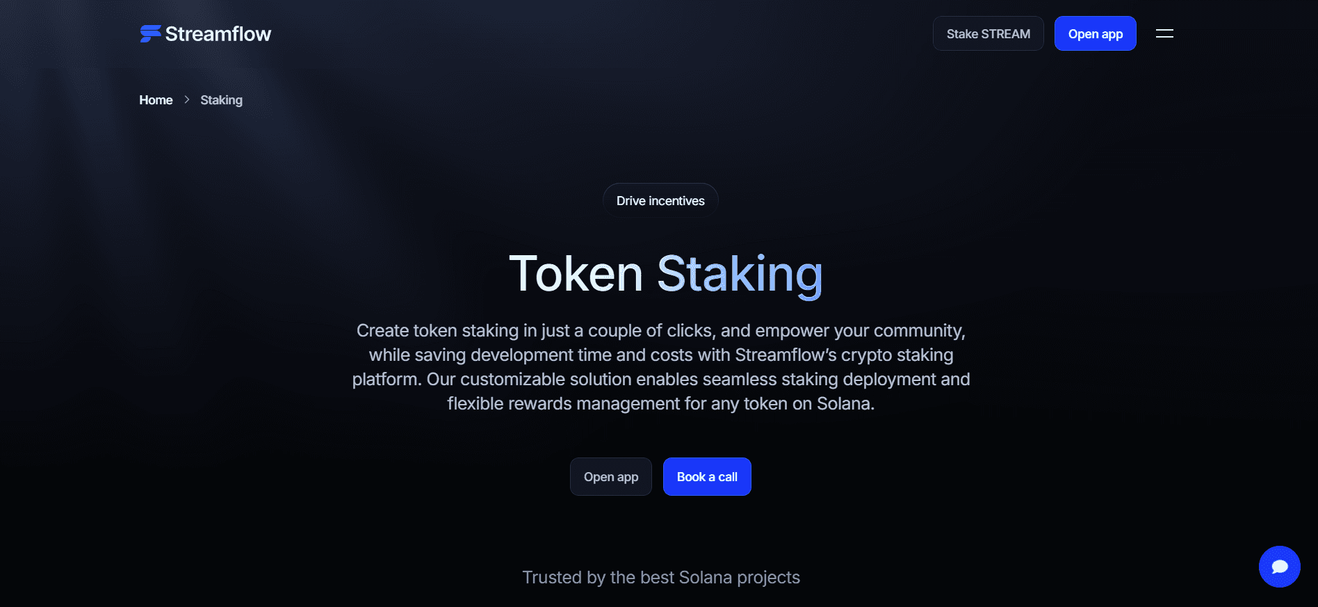 Streamflow Token Staking