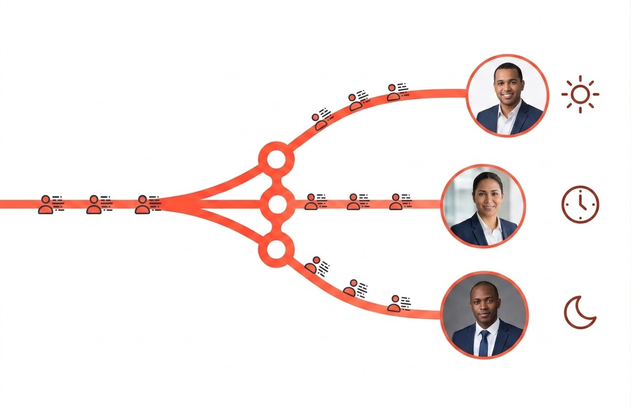 Shift-based routing