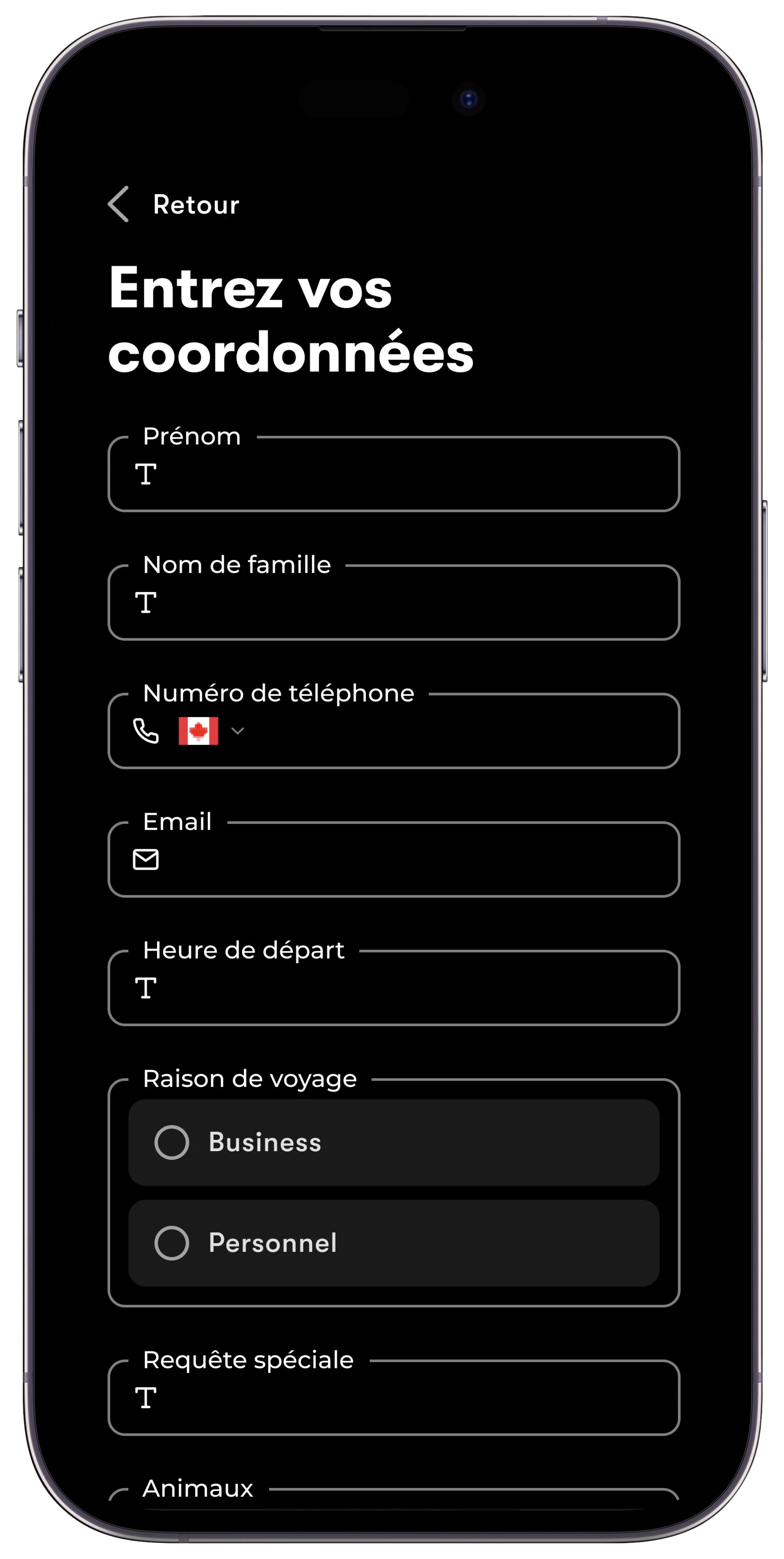 Verification form