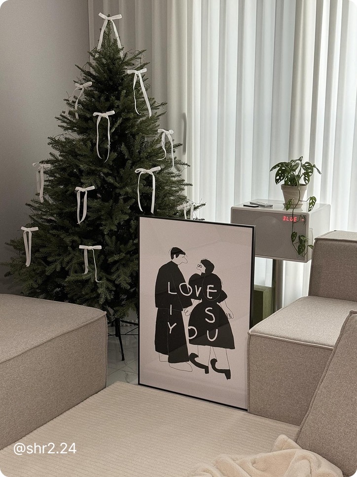 우유와 컵 포스터