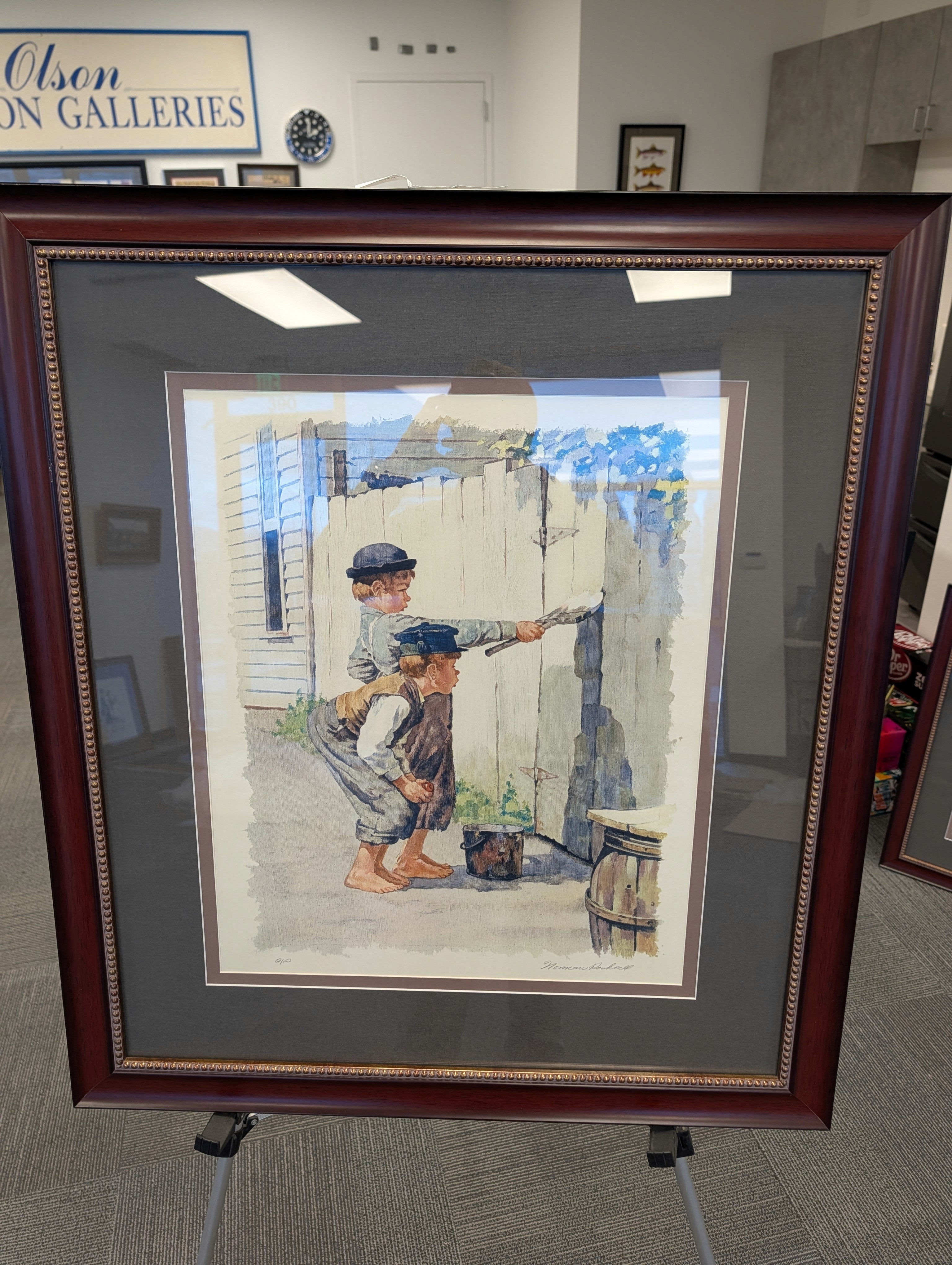 Norman Rockwell Tom Sawyer