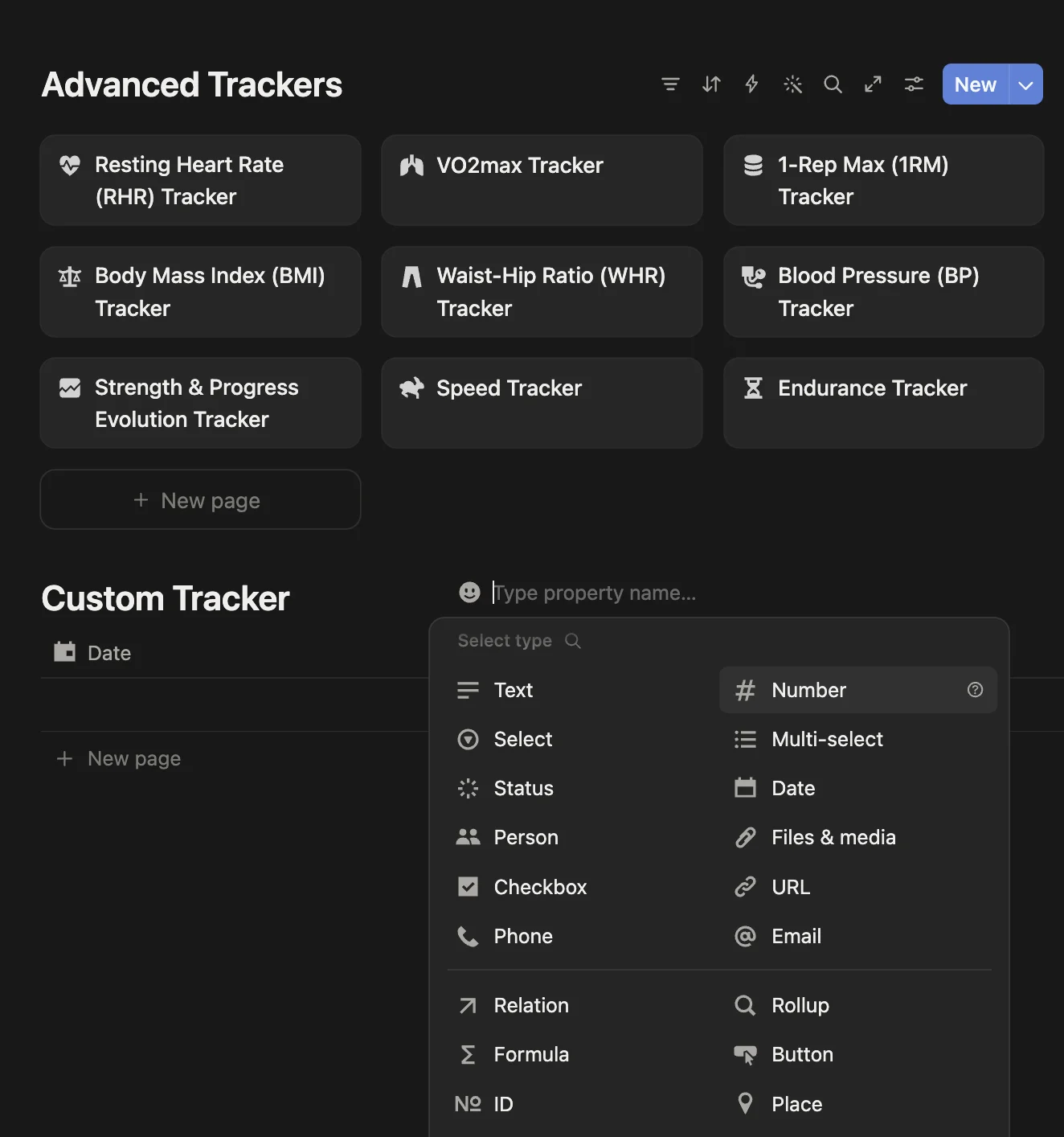 custom client progress tracker
