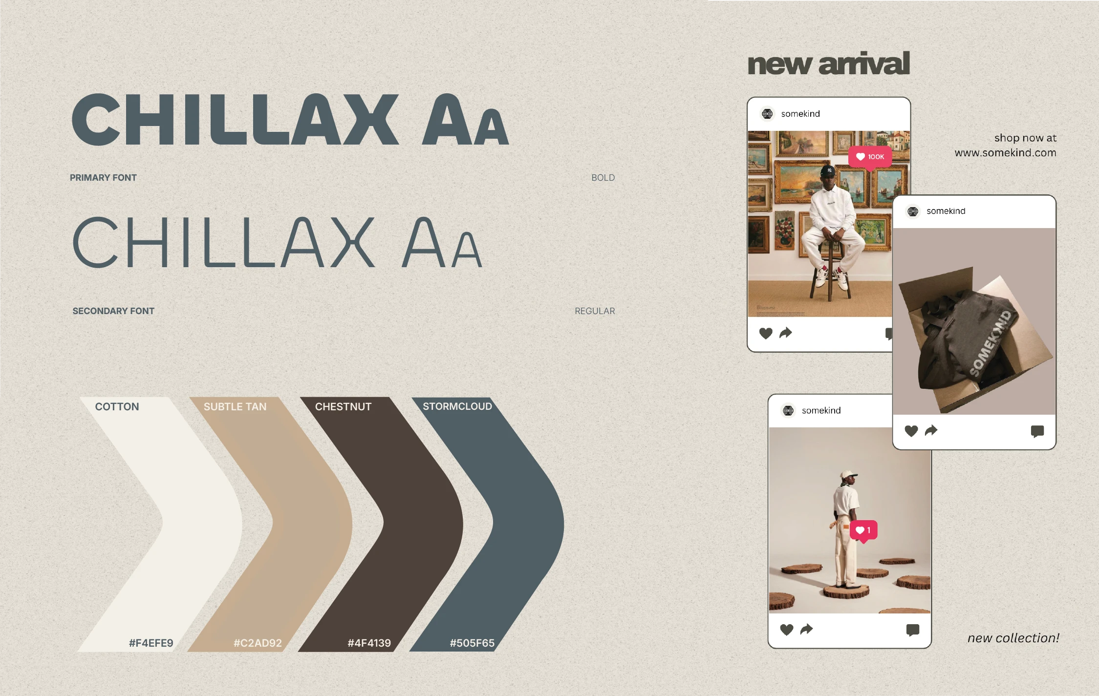 SOMEKIND Colours & Typography