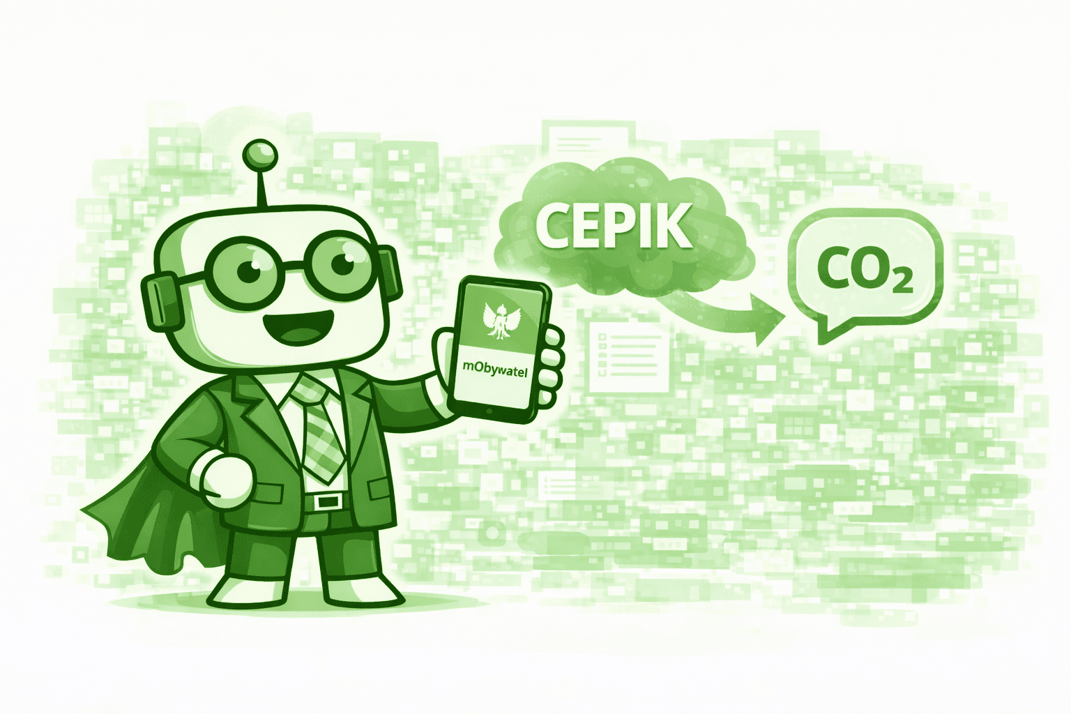 robota księgowego wskazującego ekran z systemem Elektroniczna PKPiR 2026