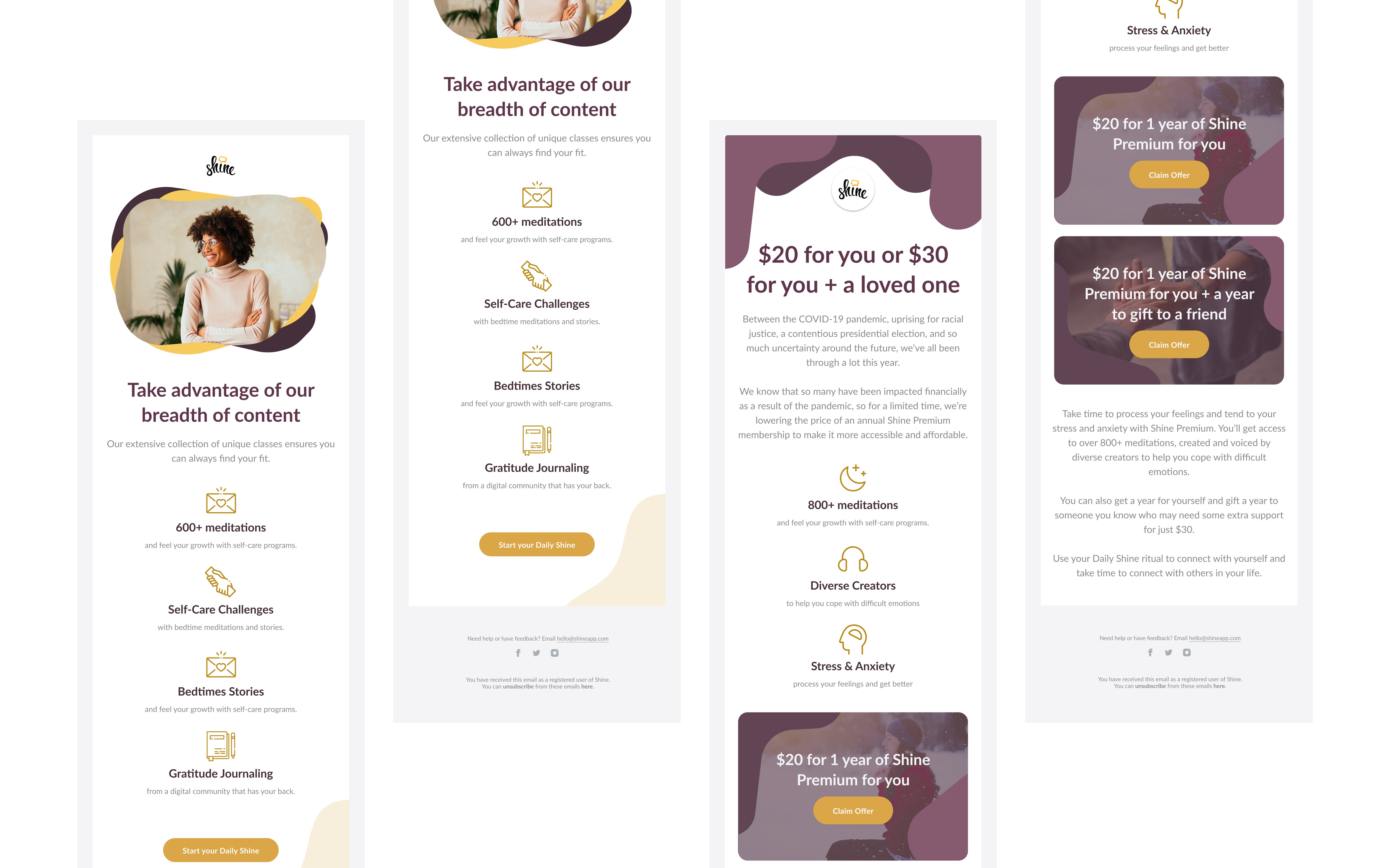 Shine Email Template