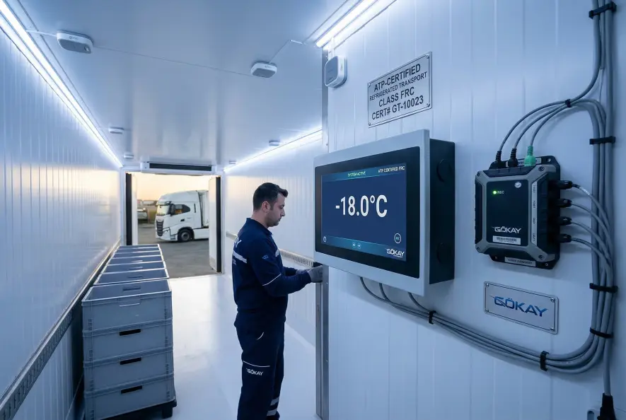 ATP sertifikalı frigorifik araç içi sıcaklık kontrol sistemi