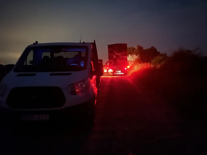 Vándorlás pillanatkép a Bazsó Méhészet életéből