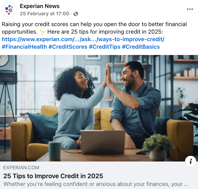 Marketing Spotlight Experian social media content pillars