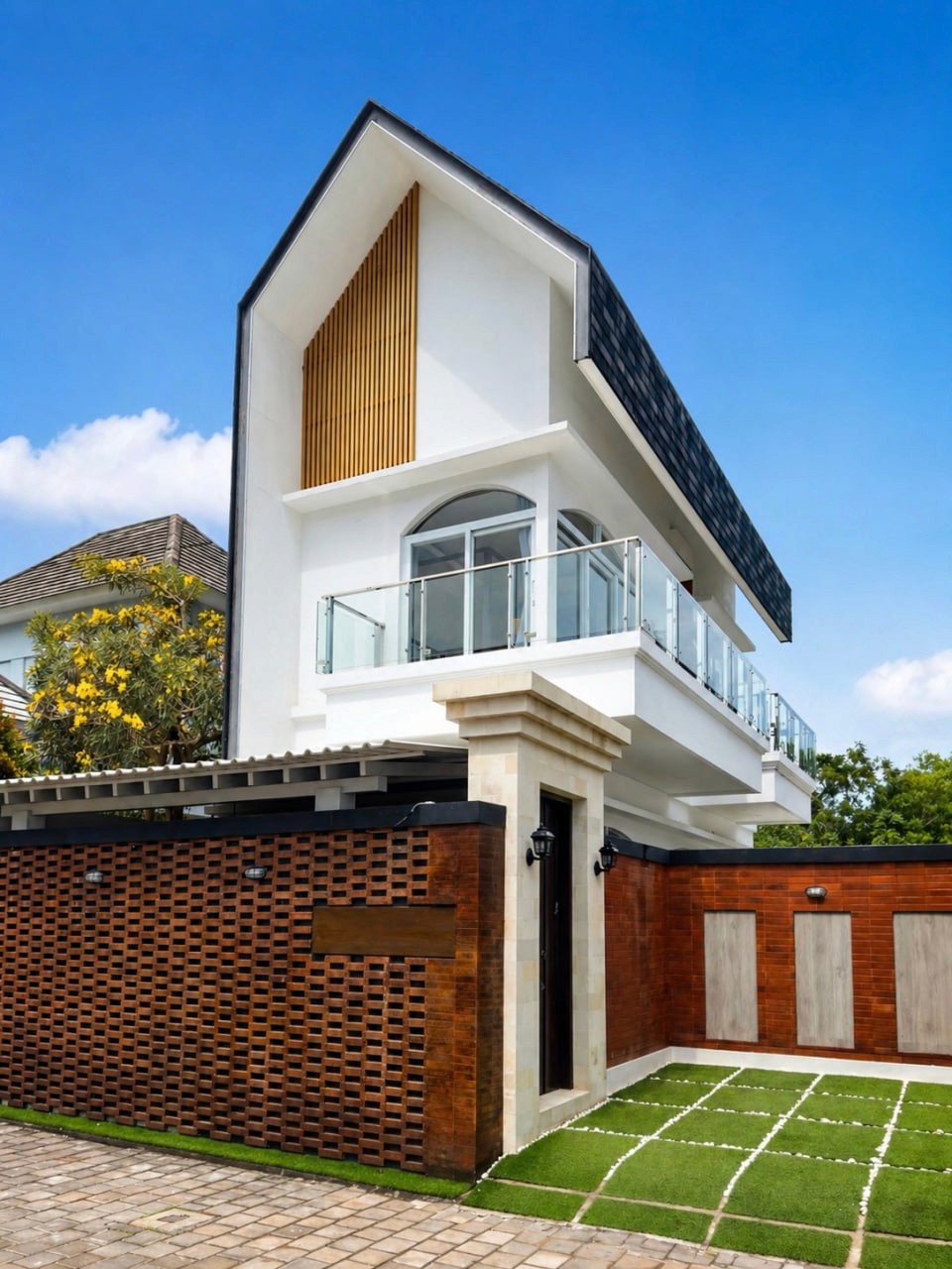 Ready 3-bedroom Freehold villa with forest views in Pecatu