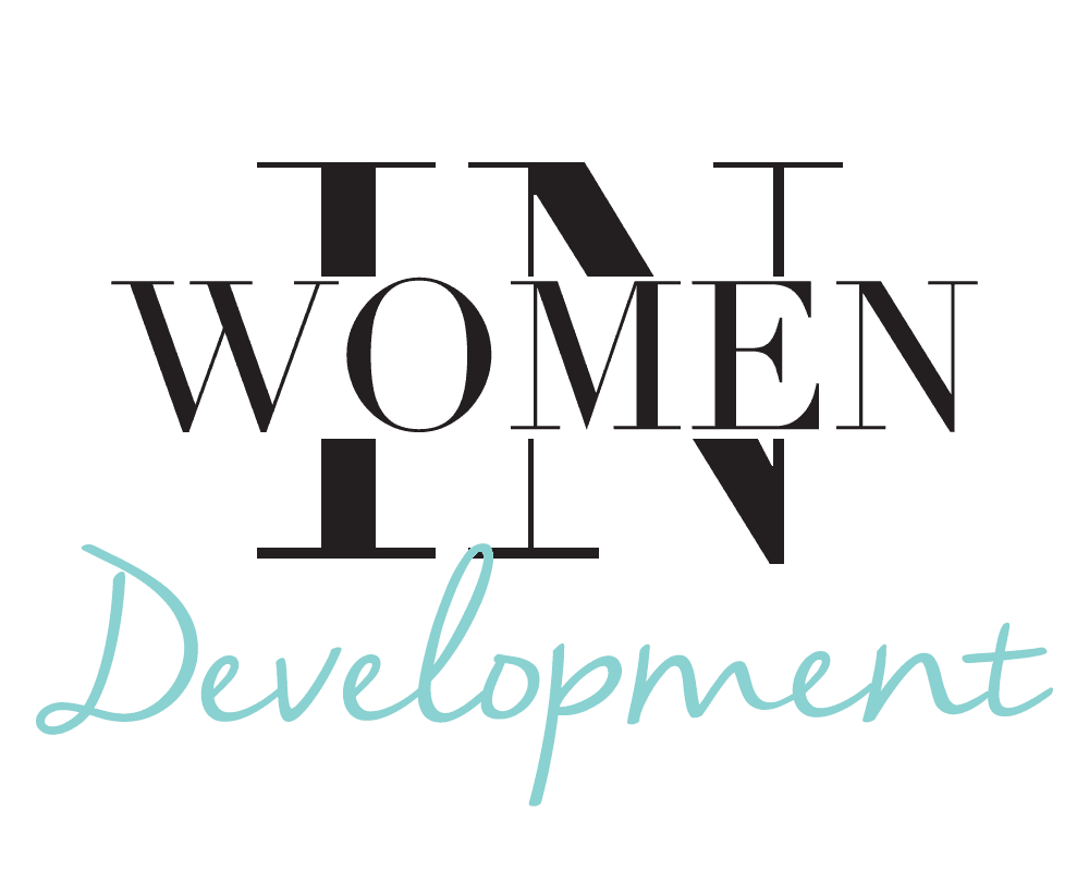 "Women In Development" logo for AKINASIA by Suzaku Productions