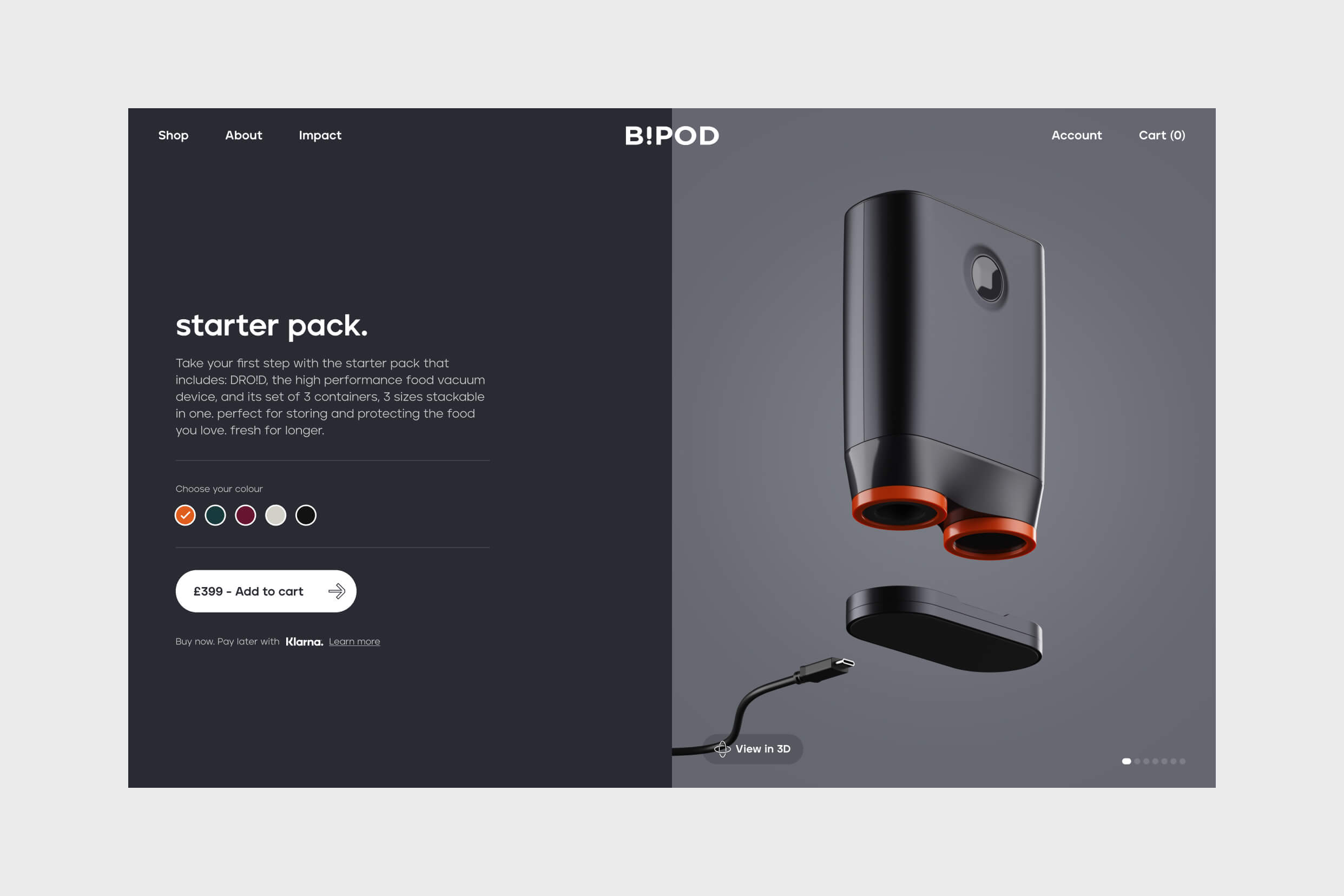 B!pod - Product Page Design